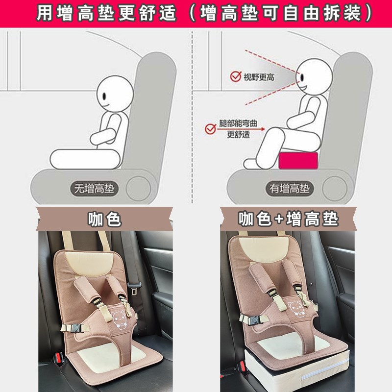 儿童安全带宝宝便携式n汽车简易婴儿车载0-4-12岁电动车通用座椅