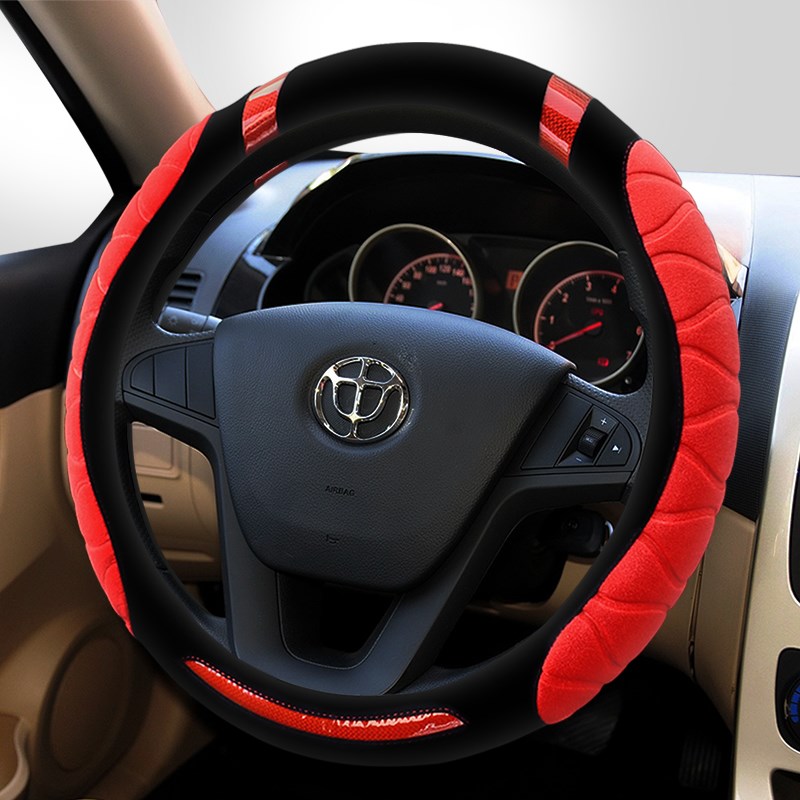 适用中华V3 V6 V5骏捷FRV H330 H230 H3 H53Q0 V7毛绒方向盘套冬