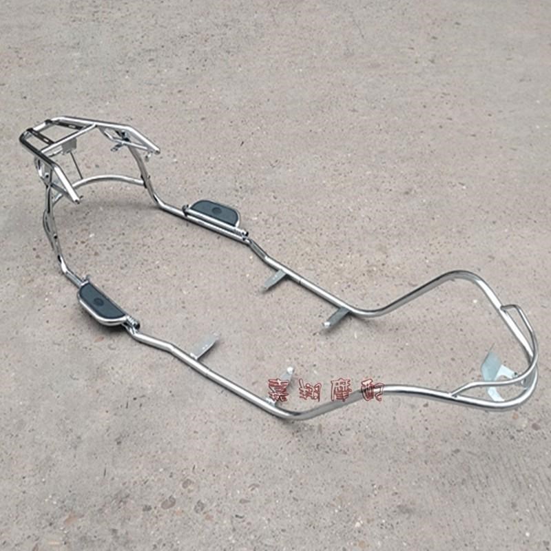 中沙公主护杠摩托助力电动u车保险杠老款标准加长踏板全车加粗电