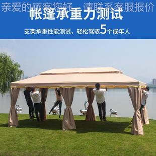 罗马篷遮阳防雨茅草餐棚户外凉亭排HUZP-002档农家乐饮活大动景区