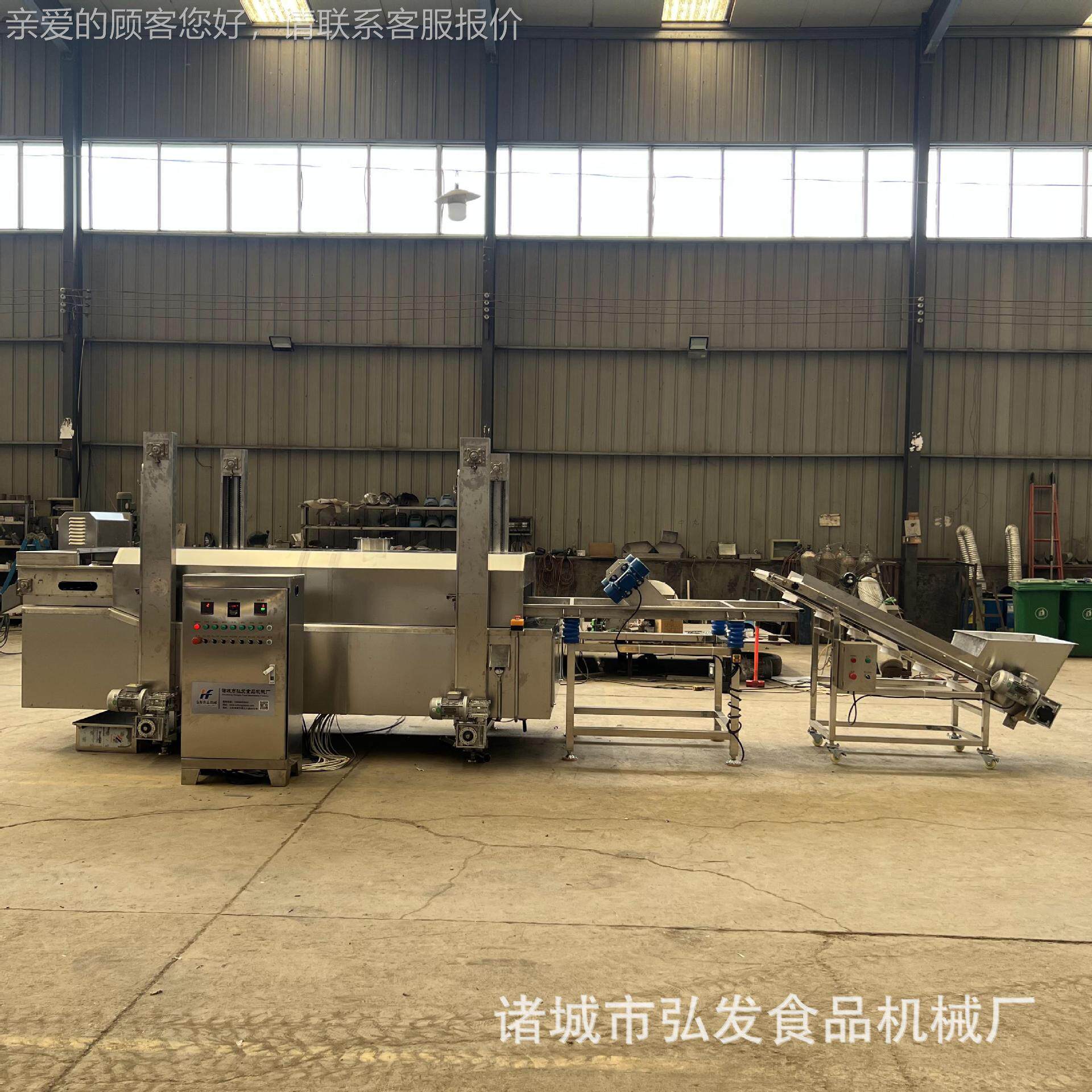 全自动嘴锅巴油KKH炸流水线 蚂蚱油炸 油条油炸锅豆饼油机炸流水