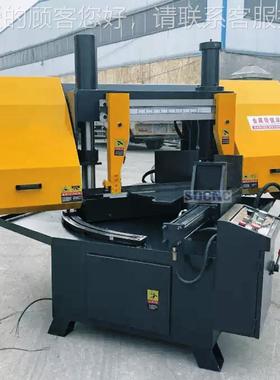 转角锯4床G度B4-235切割角度06GB42350°落地式双立柱锯床 235角