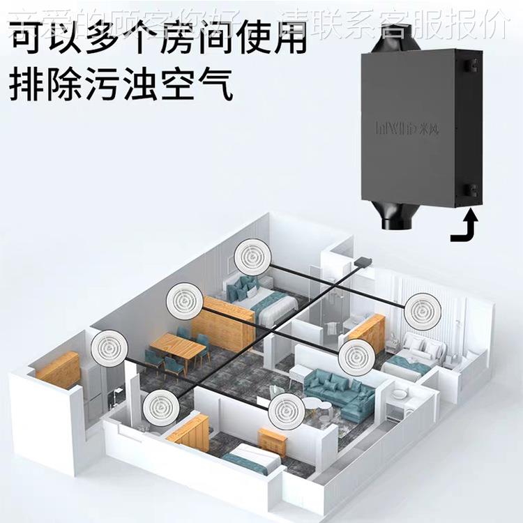 气820薄静音正压新风系统单向流直流新风换送风机机净超化一体机
