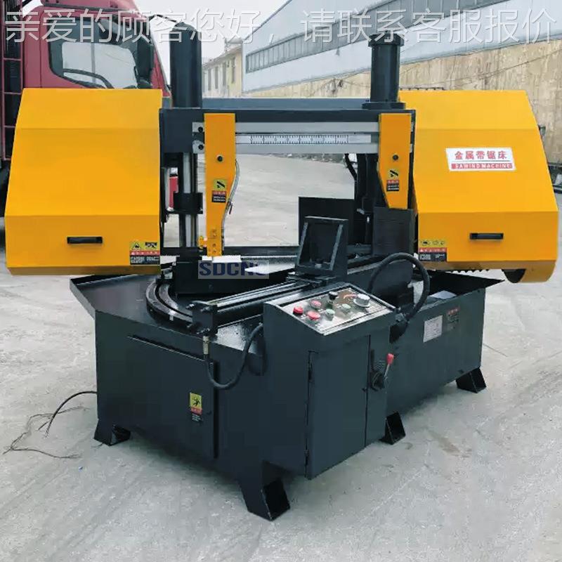 转角度锯床G435-切割角度060B°落地式双立柱GB4235角度带锯2床