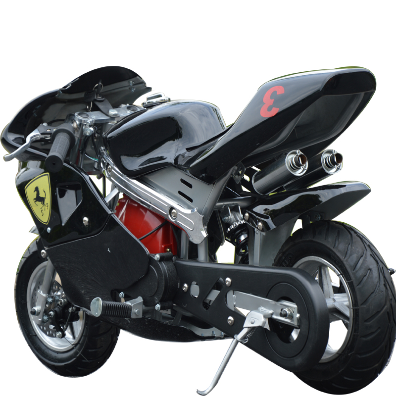 璐歌49cc迷你小m型摩托四冲程纯汽油发动机车休闲用车纯汽油版