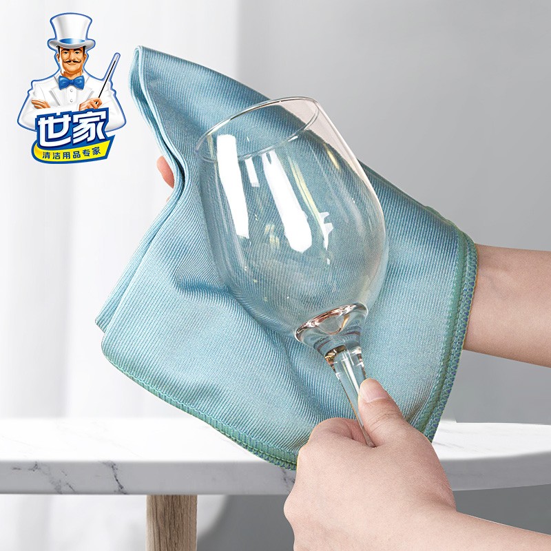 世家玻璃镜面专用擦拭布出口抹布C吸水不易留水痕印眼镜布屏幕擦