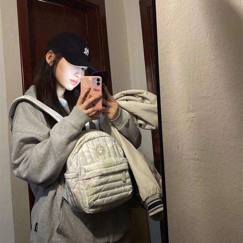 秋冬新款羽绒棉防水尼龙双