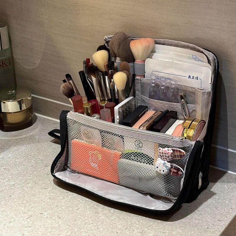 小红书同款化妆包便携旅行分区立式化妆品收纳袋洗漱护肤品收纳袋