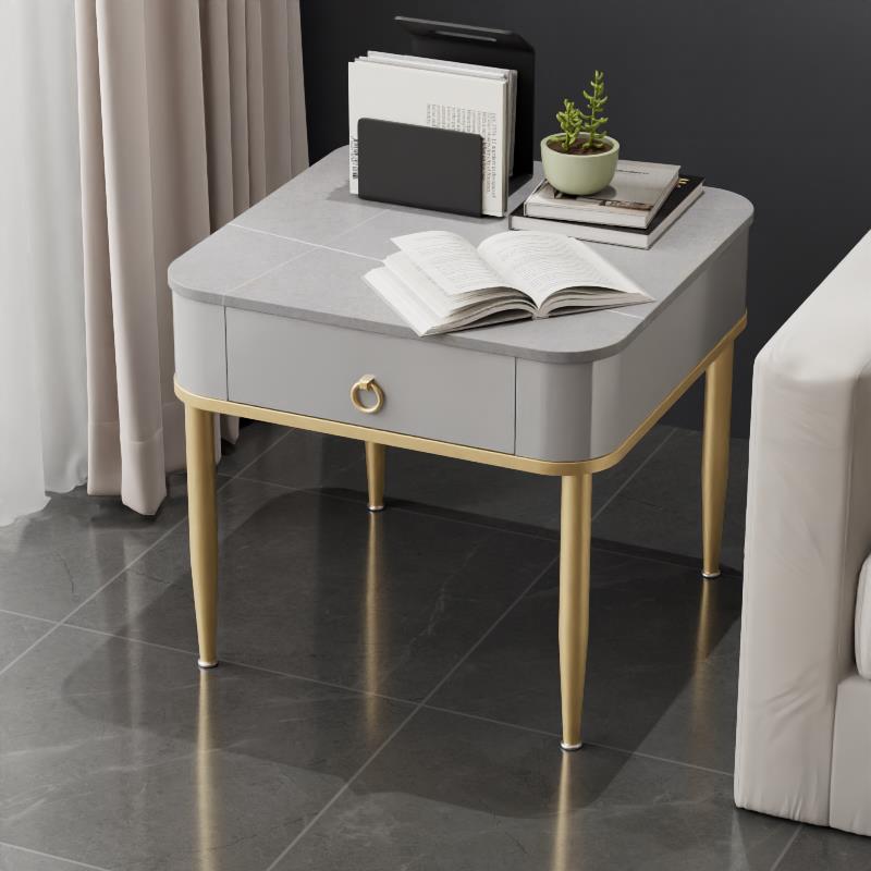 轻奢客厅沙发边几可移动金