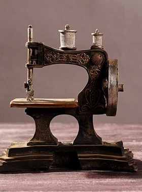 创意礼品 酒吧 复古做旧工艺摆件 缝纫机 家居装饰品