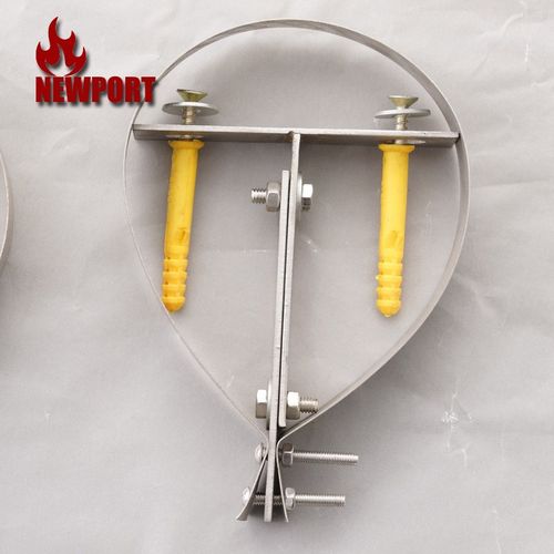 烟囱可伸缩支架不锈钢固定管卡壁挂炉锅炉热水器油烟机排烟管抱箍
