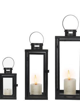 【旧款亏本处理】餐桌烛台摆件 现代样板间客厅装饰风Y灯 玻璃吊