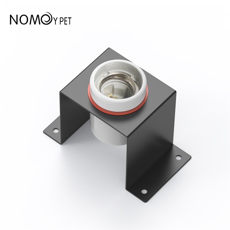 爬虫爬宠箱雨林缸UVB保温加热灯B具陶瓷灯头灯座带开关线凹凸灯架