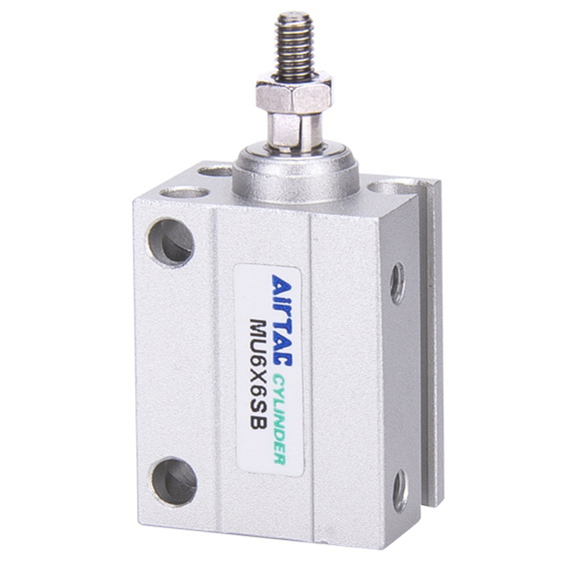 亚德客小型气缸MU12 MU20p MU16*10/15/20/25/3040/50/SB/气动 MS