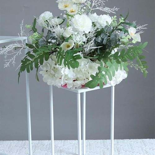 婚庆路引铁艺花柱子花器道具立柱摆件花架子婚礼舞台装饰布置摆件