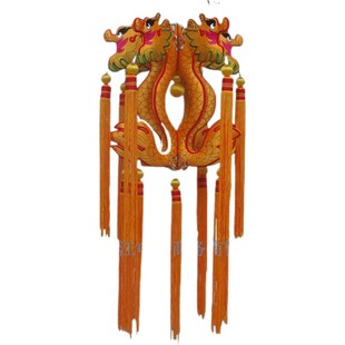 40厘米大号龙形刺绣装饰挂件龙灯宫灯香包荷包中国风特色礼品客厅