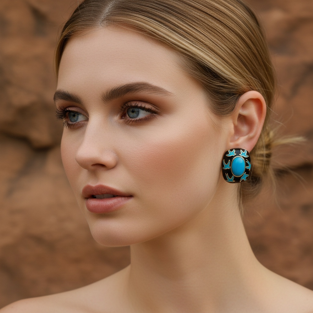 新款宫廷风时尚复古耳钉