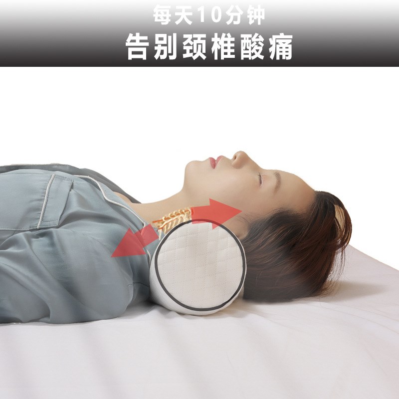 圆柱枕头记忆棉枕芯长条抱枕慢回弹圆柱形护颈椎牵引枕护腰枕