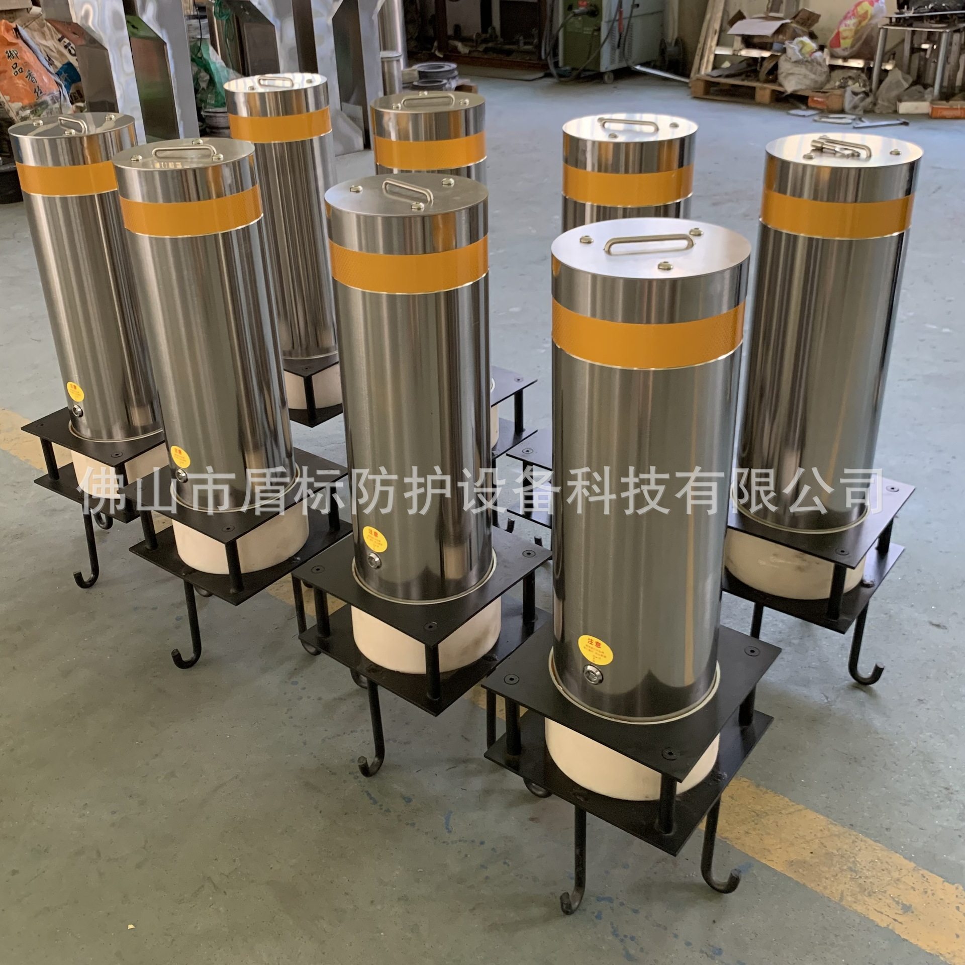 304不锈钢219直径可拆卸移动路桩广场小区学校周边道路阻隔升降柱