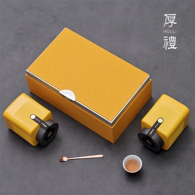 绿茶茶叶包装盒通用高档半斤红茶龙井茶碧螺春陶瓷罐礼盒空盒定制