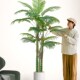 仿真绿植椰子树室内造景热带刺葵针葵大型装 饰酒店落地假棕榈