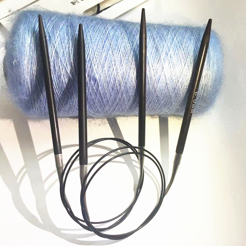 顺林牌厘米黑檀木环形针编织工具装毛线衣织针循环针棒针签子