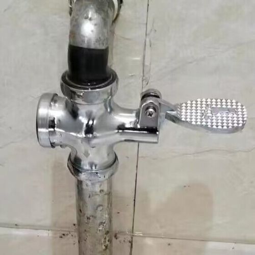 脚踏式冲水式踩大脚脚踏便冲洗门厕所关蹲坑卫生间