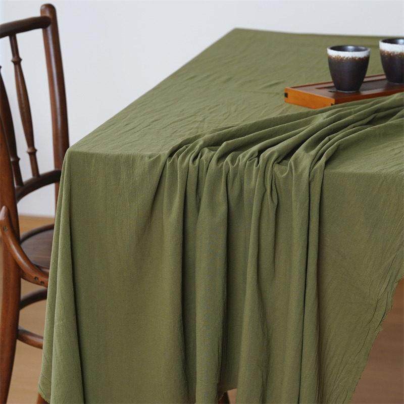 简约现代北欧纯色复古水洗棉餐桌布艺台布茶几盖布盖巾背景布料,居家布艺,桌布,淘宝优惠券,粉丝福利购,淘宝优惠卷