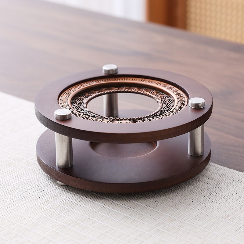 蜡烛煮茶炉烛台煮茶暖茶炉t围炉温茶蜡烛温茶器温茶炉温茶底座茶