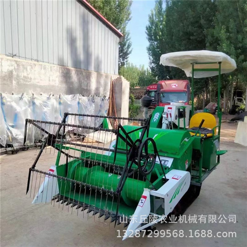 柴油水稻小麦联合收割机 山地稻谷自走履带式割S稻机 水稻收割机