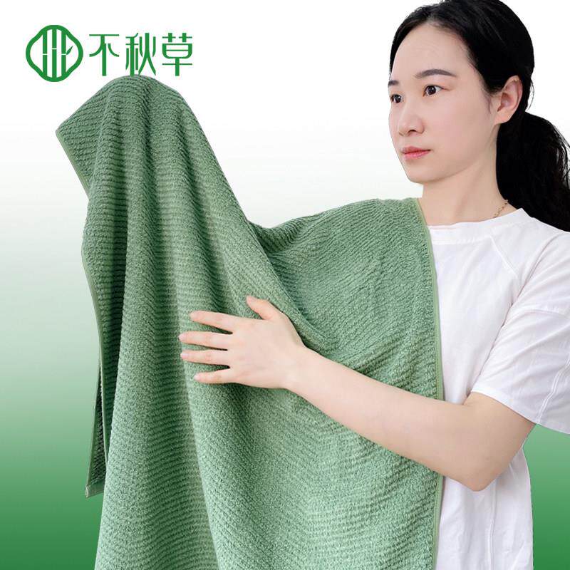 提花波浪纹竹纤维浴巾竹棉加厚男女洗澡午睡毯a类抗菌韩日风抗菌