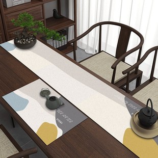 茶席茶桌垫长条茶布茶巾垫子桌布硅藻泥吸水垫桌垫茶垫窄条桌旗