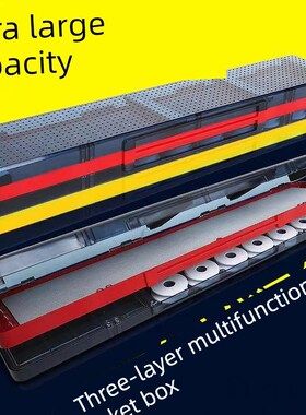 三层多功能浮漂盒大容量子线盒主线鱼漂盒套装全套三合一鱼具用品