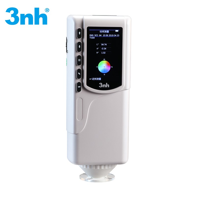 3NH三恩时手持式SC-10色差仪NR10QC油漆涂料皮革颜色分光测色仪计