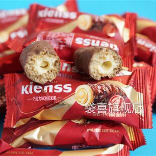 500g袋装婚庆喜糖果 好大哥音符Kienss巧克力夹心米果酥 包邮