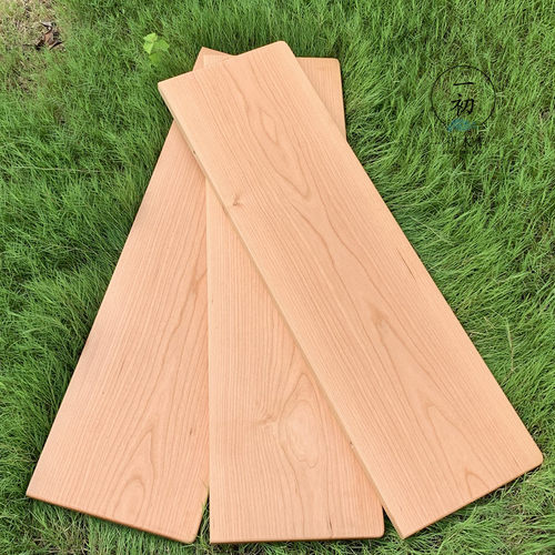 北美樱桃木木料实木板材原木板定制家具桌面吧台板飘窗茶几床柜子