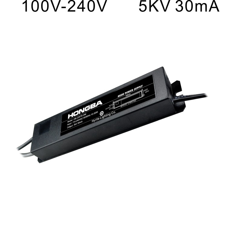 电子式霓虹灯调光变压器10KV 30m负载5KV 30mA高频高压镇流器电源