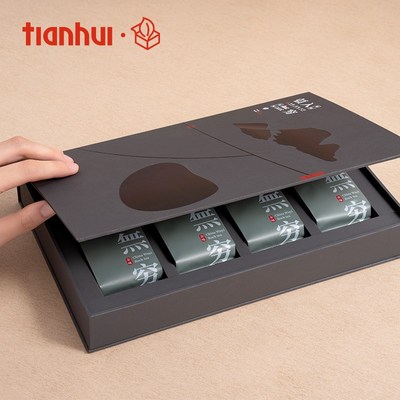 天汇茶叶泡袋红茶白茶岩茶包装礼品盒二两半斤小泡装高档空盒定制