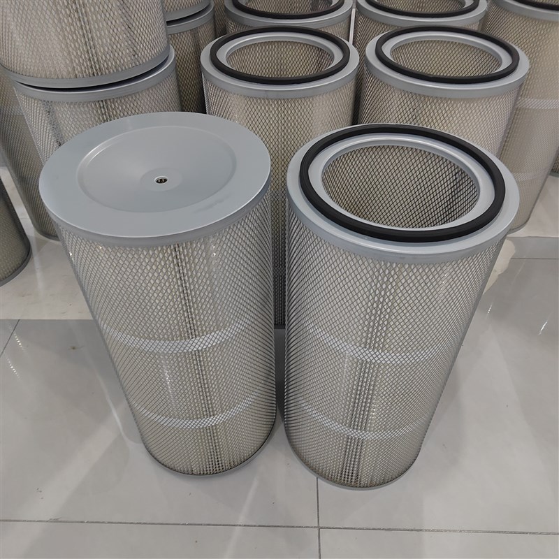 激光切割机除尘滤芯 聚酯阻燃覆膜滤筒  抛丸机320*900 内外双网