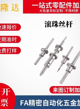 丝杠螺母套装全套怡合达替代滚珠丝杆LCV02 07- 25-5 25-10 25-25