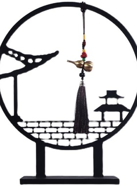 复古新中式博古架装饰品小摆设古风创意新居开业乔迁礼品玄关摆件