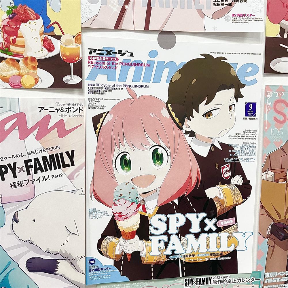 间谍扮家家酒阿尼亚二次元动漫海报学生可爱宿舍卧室装饰背景墙墙