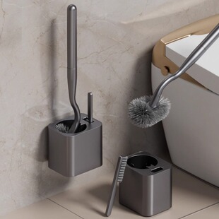 马桶刷家用无死角刷厕所刷子软毛长柄卫生间洁厕刷壁挂坐便清洁刷