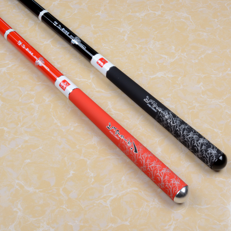 湛泸新款90变160抄网杆碳素y超硬超轻黑坑飞抄杆1.6操杆钓鱼抄网