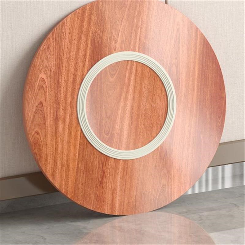 圆桌面板吃饭餐桌圆形实木毯面转盘家用J餐厅饭店大排档夜宵摊桌