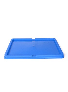 厂家供应周转箱 塑料欧标EUv新料可堆叠eu带盖灰色物流周转箱 现