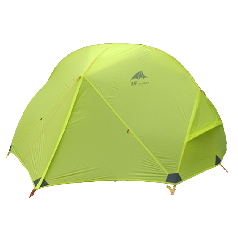三峰户外帐篷飘云2 人双人露营野营帐篷双层防风防雨铝杆轻量三季