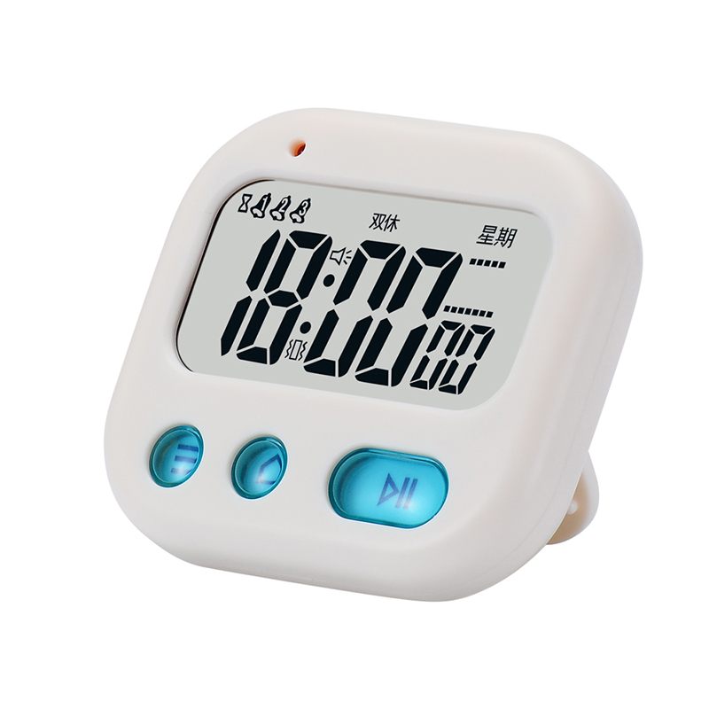 震动闹钟学生用可振动宿舍电子起床神器静音夜光多功能计时器