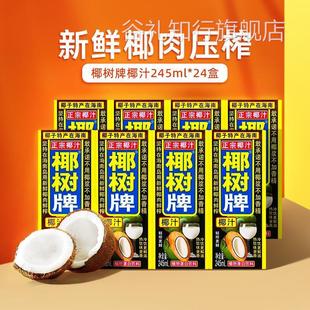 椰汁果汁饮料利乐包245ml*12/24盒整箱装植物蛋白椰奶海BY