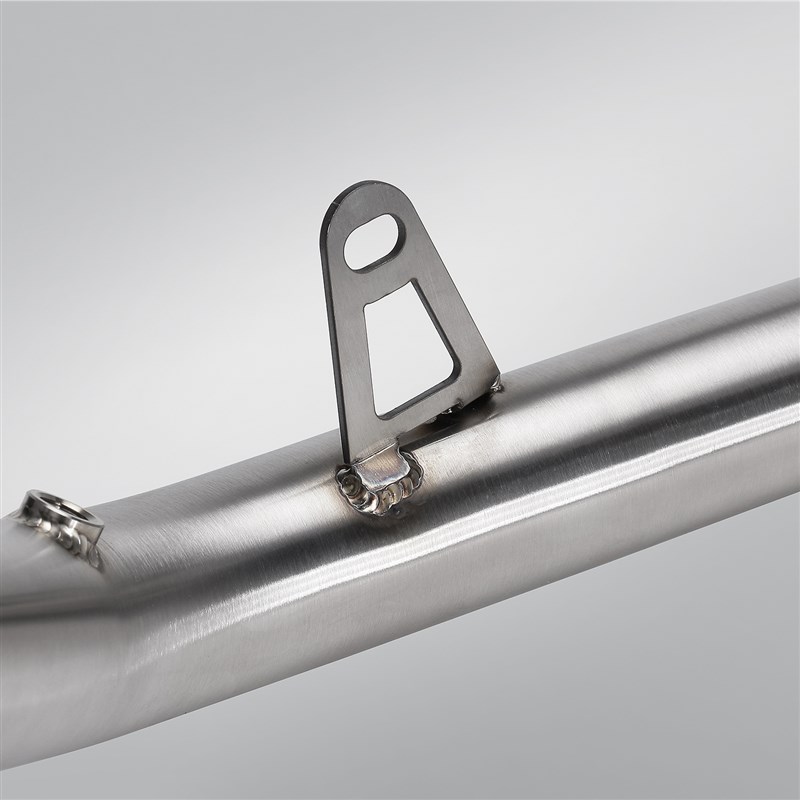 适用摩托跑车ZX4R RRv不锈钢中段连接管不锈钢中段前段排气管接口